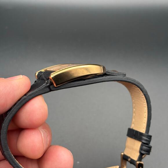 Fossil Harwell ES5263 Women’s 28mm Rose-Gold Case, Black Leather, Quartz NIBWT - Picture 11 of 17